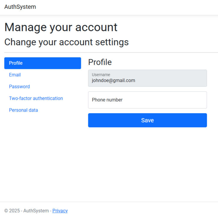 Authentication with ASP.Net Core Identity Authentication with ASP.Net Core Identity